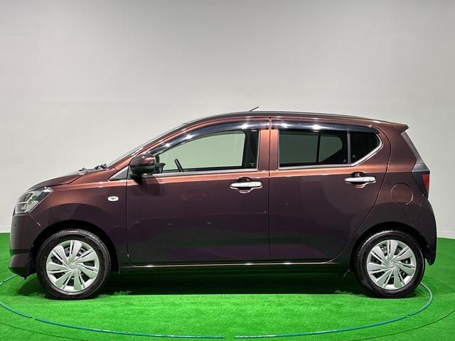 ミライースＸ　ＳＡIII　７インチナビ　ドライブレコーダーＬＥＤヘッドランプ　セキュリティアラーム　コーナーセンサー　１４インチフルホイールキャップ　キーレスエントリー　電動格納式ドアミラー　ショツピングフック　マニュアルエアコン（広島県）の中古車