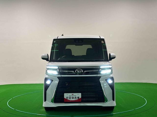 タントカスタムRS 両側電動スライドドア バックカメラ ターボ車オートライト オートハイビーム LEDヘッドライト LEDフォグランプ プッシュボタンスタート オーディオレス オートホールド機能付き電動パーキングブレーキ 前席シートヒーター SRSサイドエアバッグ(広島県)の中古車