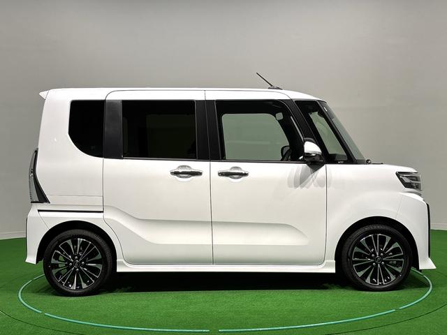 タントカスタムRSパノラマカメラ LEDオートライト パワースライドドアウェルカムオープン機能 電動パーキングブレーキ 運転席助手席シートヒーター アルミホイール キーフリーシステム オート電動格納式ドアミラー(広島県)の中古車