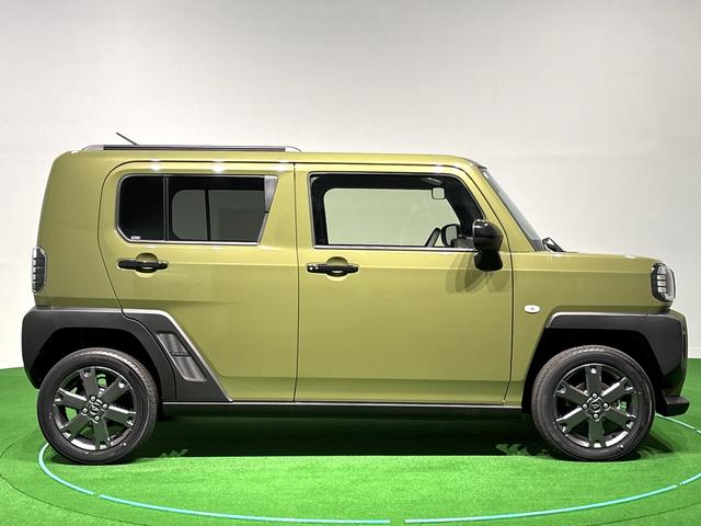 タフトGターボ ダーククロムベンチャー バックモニター対応スカイフィールトップ クロムパック メッキパック シルバーアンダーガーニッシュ インテリアアクセント LEDオートハイビーム&フォグランプ 電動パーキングブレーキ バックカメラ アルミホイール(広島県)の中古車