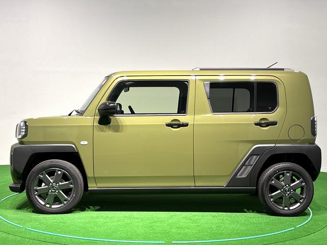 タフトGターボ ダーククロムベンチャー バックモニター対応スカイフィールトップ クロムパック メッキパック シルバーアンダーガーニッシュ インテリアアクセント LEDオートハイビーム&フォグランプ 電動パーキングブレーキ バックカメラ アルミホイール(広島県)の中古車