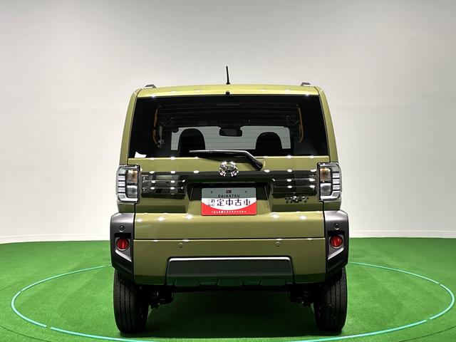 タフトGターボ ダーククロムベンチャー バックモニター対応スカイフィールトップ クロムパック メッキパック シルバーアンダーガーニッシュ インテリアアクセント LEDオートハイビーム&フォグランプ 電動パーキングブレーキ バックカメラ アルミホイール(広島県)の中古車