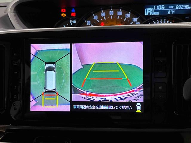 ムーヴキャンバスGブラックインテリアリミテッド SAIII 4WD ナビドライブレコーダー ETC パノラマバックモニター LEDヘッドランプ・フォグランプ オートライト プッシュボタンスタート セキュリティアラーム パノラマモニター対応カメラ 両側パワースライドドア(広島県)の中古車