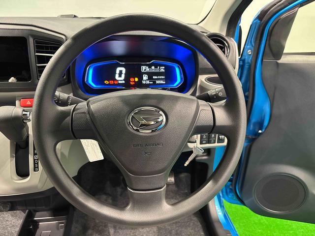 ミライースＸ　ＳＡIII　オートライト　予防安全機能スマアシＬＥＤヘッドランプ　セキュリティアラーム　コーナーセンサー　１４インチフルホイールキャップ　キーレスエントリー　電動格納式ドアミラー　ショツピングフック　マニュアルエアコン（広島県）の中古車