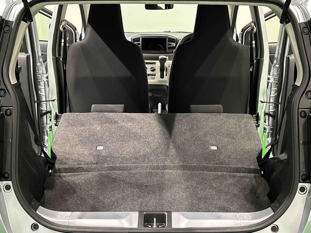 ミライースＸ　ＳＡIII　バックモニター対応　電動格納ドアミラーＬＥＤヘッドランプ　セキュリティアラーム　コーナーセンサー　１４インチフルホイールキャップ　キーレスエントリー　電動格納式ドアミラー　ショツピングフック　マニュアルエアコン（広島県）の中古車