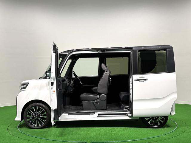 タントカスタムRS パノラマモニター対応カメラ 前席シートヒーターLEDオートライト パワースライドドアウェルカムオープン機能 電動パーキングブレーキ 運転席助手席シートヒーター アルミホイール キーフリーシステム オート電動格納式ドアミラー(広島県)の中古車
