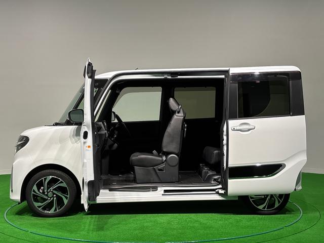 タントカスタムRSスタイルセレクション ナビ 全車速追従機能付きLEDオートライト パワースライドドアウェルカムオープン機能 オート電動格納式ドアミラー 助手席ロングスライド 助手席イージークローザー アルミホイール キーフリーシステム(広島県)の中古車