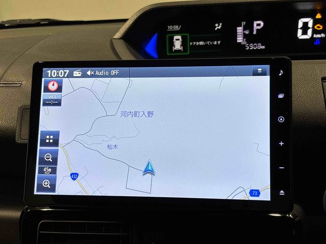 タントカスタムＸ　１０インチ純正ナビ　パノラマモニター対応カメラＬＥＤオートライト　パワースライドドアウェルカムオープン機能　オート電動格納式ドアミラー　助手席イージークローザー　アルミホイール　キーフリーシステム（広島県）の中古車