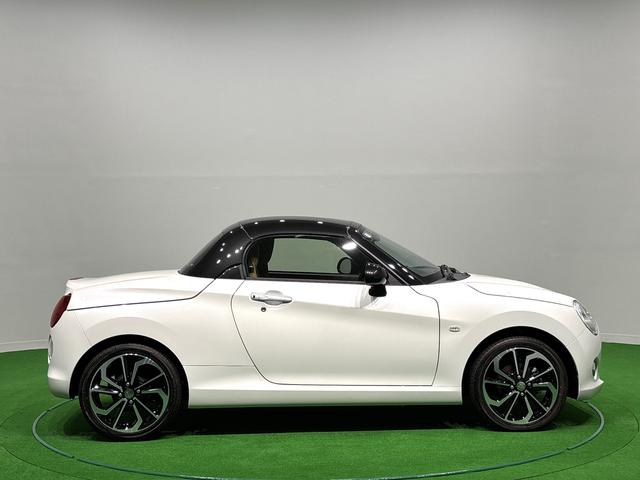 コペンセロ 運転席・助手席シートヒーター ステアリングスイッチLEDヘッドランプ 本革巻ステアリングホイール 純正アルミホイール(広島県)の中古車