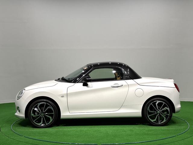 コペンセロ 運転席・助手席シートヒーター ステアリングスイッチLEDヘッドランプ 本革巻ステアリングホイール 純正アルミホイール(広島県)の中古車
