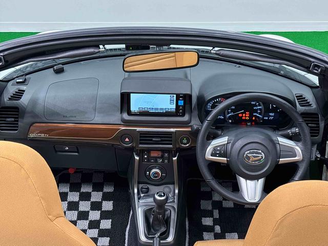 コペンセロ 運転席・助手席シートヒーター ステアリングスイッチLEDヘッドランプ 本革巻ステアリングホイール 純正アルミホイール(広島県)の中古車