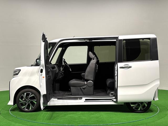 タントカスタムＸ　運転席・助手席シートヒーター　キーフリーシステム純正ナビ装着用アップグレードパック　両側電動スライドドア　電動パーキングブレーキ＋オートホールドブレーキ機能　オートライト（広島県）の中古車