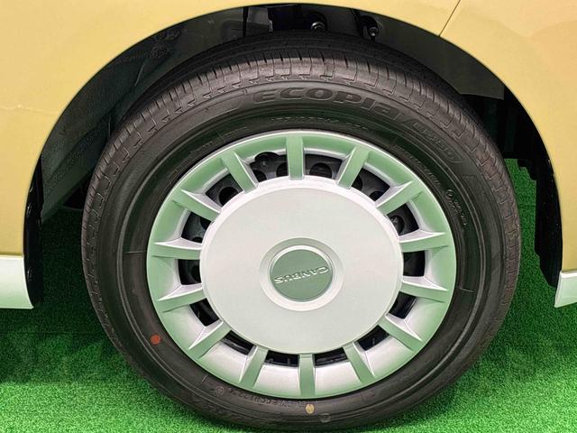 ムーヴキャンバスストライプスＧターボＬＥＤオートライト・フォグランプ　電動パーキングブレーキ　プッシュボタンスタート　セキュリティアラーム　バックカメラ　両側パワースライドドアウエルカムオープン機能　オート電動格納式ドアミラー　追従走行（広島県）の中古車