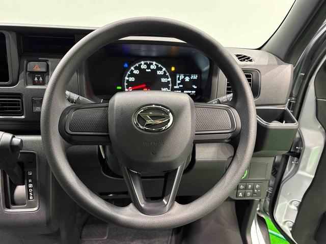 ハイゼットカーゴクルーズプッシュボタンスタート　キーフリーシステム　マニュアルエアコン　運転席・助手席パワーウインドウ　オートライト　ハンド式サイドブレーキハロゲンヘッドライト　アイドリングストップ機能　電動格納式ドアミラー（広島県）の中古車