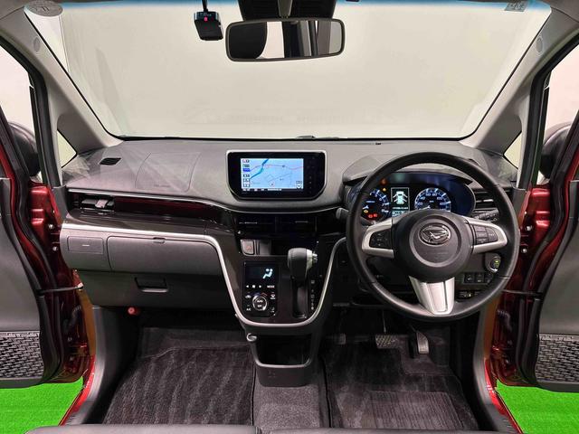 ムーヴカスタム RS ハイパーSAIII ナビ パノラマブルートゥース エコアイドル オートLED ナビ&TV 電動格納式ドアミラー イモビライザー レーンアシスト LEDライト ターボエンジン 衝突安全ボディ オートライト シ−トヒ−タ− スマートキー(広島県)の中古車
