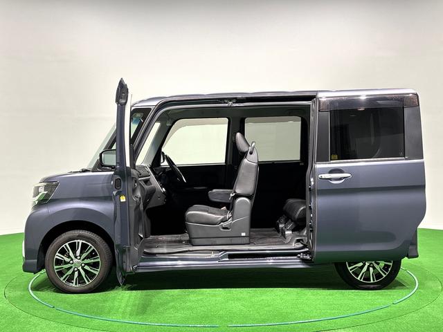 タントカスタムX トップエディションSAIIIオートライト オートエアコン 助手席側パワースライドドア スマートアシスト LEDヘッドライト スタートボタン カードキー シートヒーター(広島県)の中古車