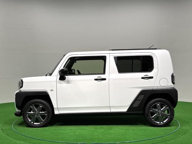 タフトGターボ ダーククロムベンチャースカイフィールトップ ダーククロムパック メッキパック シルバーアンダーガーニッシュ インテリアアクセント LEDオートハイビーム&フォグランプ 電動パーキングブレーキ バックカメラ アルミホイール(広島県)の中古車