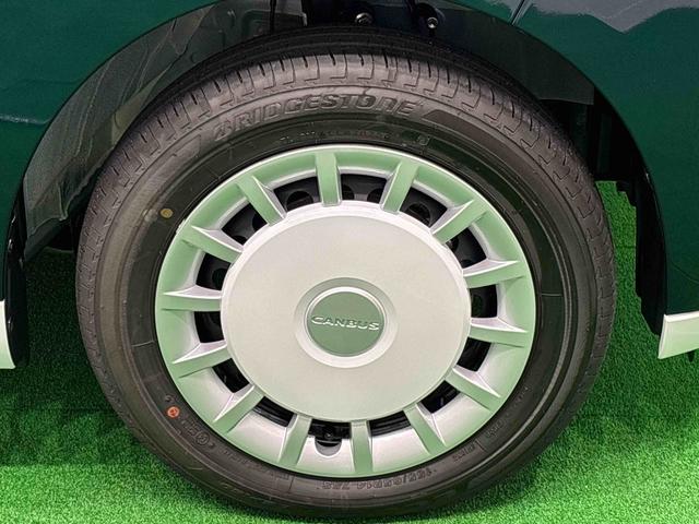 ムーヴキャンバスストライプスＧターボＬＥＤオートライト・フォグランプ　電動パーキングブレーキ　プッシュボタンスタート　セキュリティアラーム　バックカメラ　両側パワースライドドアウエルカムオープン機能　オート電動格納式ドアミラー（広島県）の中古車