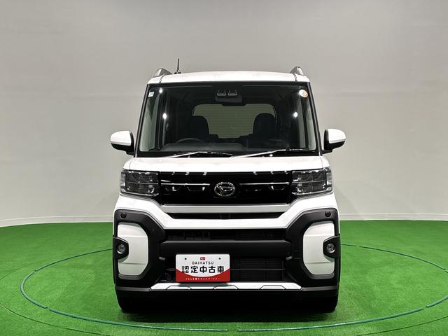 タントファンクロスターボ 未走行車 令和7年式LEDオートライト パワースライドドアウェルカムオープン機能 電動パーキングブレーキ 運転席助手席シートヒーター アルミホイール キーフリーシステム オート電動格納式ドアミラー(広島県)の中古車