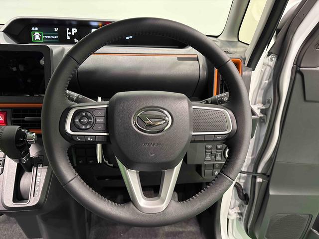 タントファンクロスターボ 未走行車 令和7年式LEDオートライト パワースライドドアウェルカムオープン機能 電動パーキングブレーキ 運転席助手席シートヒーター アルミホイール キーフリーシステム オート電動格納式ドアミラー(広島県)の中古車