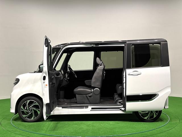 タントカスタムRSスタイルセレクション ナビ・バックカメラ・ETCLEDオートライト パワースライドドアウェルカムオープン機能 オート電動格納式ドアミラー 助手席ロングスライド 助手席イージークローザー アルミホイール キーフリーシステム(広島県)の中古車