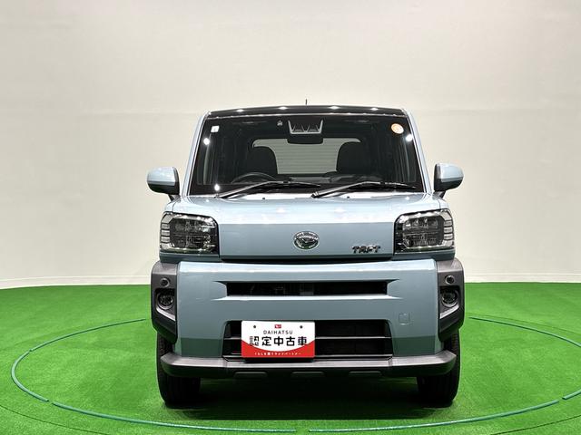 タフトＧターボ　運転席・助手席シートヒーター　純正ナビゲーション全車速追従機能付ＡＣＣ　純正ナビ装着用アップグレードパック　本革巻ステアリングホイール　ＥＴＣ車載器　電動パーキングブレーキ＋オートホールドブレーキ機能　キーフリーシステム（広島県）の中古車