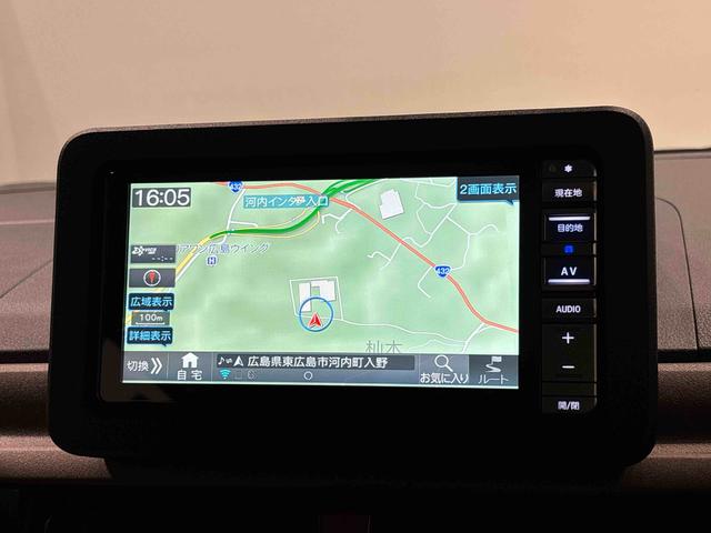 ムーヴキャンバスセオリーGターボ ナビ パノラマ ETCLEDオートライト・フォグランプ 電動パーキングブレーキ プッシュボタンスタート セキュリティアラーム バックカメラ 両側パワースライドドアウエルカムオープン機能 オート電動格納式ドアミラー(広島県)の中古車