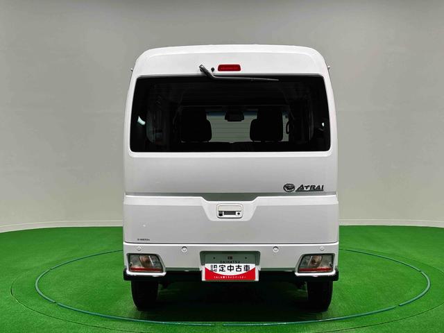アトレーRSハロゲンヘッドランプ 13インチアルミホイール セキュリティアラーム コーナーセンサー 荷室LEDランプ テンパータイヤ(広島県)の中古車