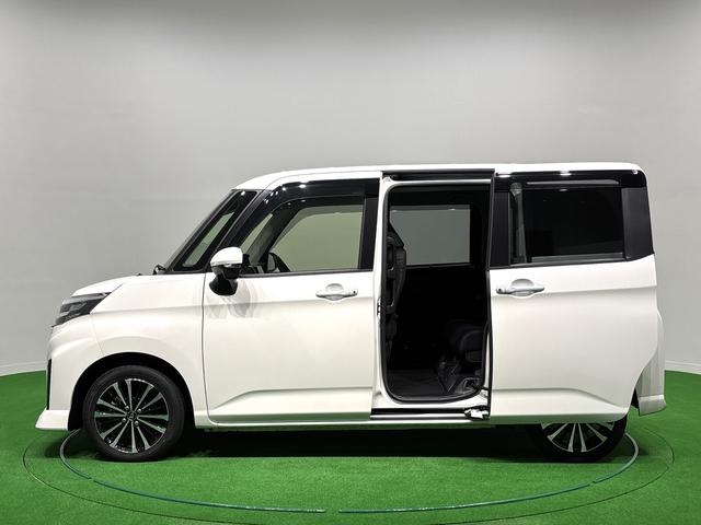 トールカスタムG ターボ ディスプレイオーディオ バックモニターLEDヘッドランプ・フォグランプ 15インチアルミホイール オートライト プッシュボタンスタート クルーズコントロール コーナーセンサー パワースライドドア キーフリーシステム(広島県)の中古車