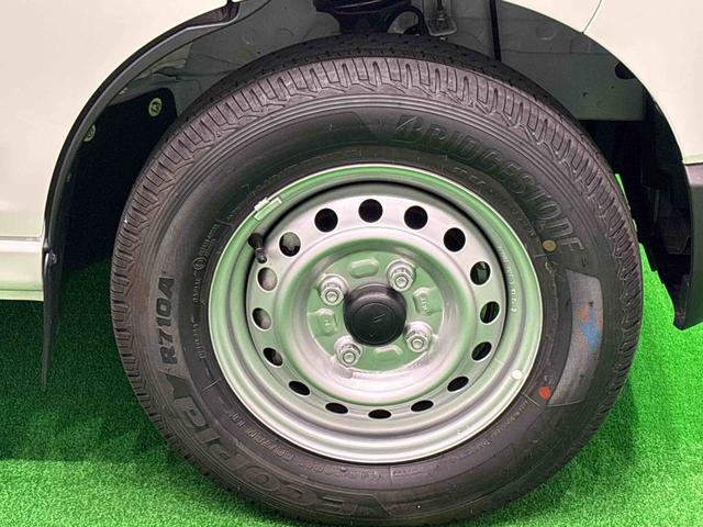 ハイゼットカーゴＤＸ　令和７年式　保証ありキーレスエントリー　マニュアルエアコン　運転席・助手席パワーウインドウ　オートライト　ハンド式サイドブレーキ　ハロゲンヘッドライト　アイドリングストップ機能　　　テンパータイヤ（広島県）の中古車