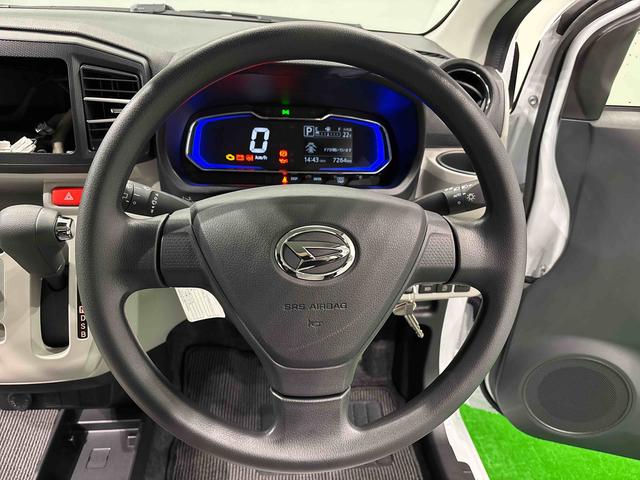 ミライースＸ　ＳＡIII　ＬＥＤヘッドライト　マニュアルエアコンセキュリティアラーム　１４インチフルホイールキャップ　キーレスエントリー　電動格納式ドアミラー　ショツピングフック　ＬＥＤヘッドライト（広島県）の中古車