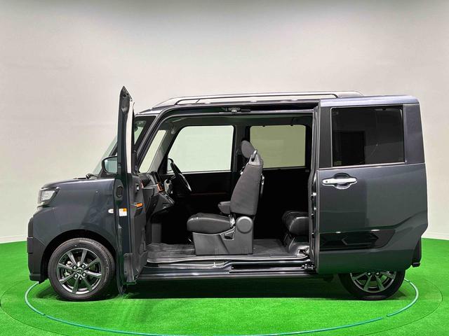 タントファンクロスＬＥＤオートライト　パワースライドドアウェルカムオープン機能　電動パーキングブレーキ　運転席助手席シートヒーター　アルミホイール　キーフリーシステム　　オート電動格納式ドアミラー（広島県）の中古車