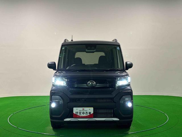 タントファンクロスＬＥＤオートライト　パワースライドドアウェルカムオープン機能　電動パーキングブレーキ　運転席助手席シートヒーター　アルミホイール　キーフリーシステム　　オート電動格納式ドアミラー（広島県）の中古車