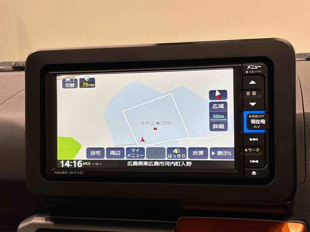 タフトＧターボ　ナビ　バックカメラ　ドラレコ　ＥＴＣスカイフィールトップ　ＬＥＤオートライト　オートハイビーム　フロントフォグランプ　運転席／助手席シートヒーター　プッシュボタンスタート　キーフリーシステム　電動パーキングブレーキ　アルミホイール（広島県）の中古車