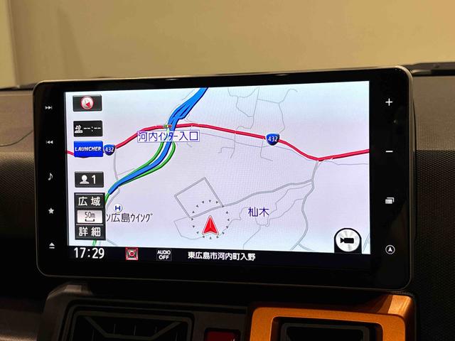 タフトG ナビゲーション ドラレコ ETC車載器LEDオートライト オートハイビーム フロントフォグランプ 運転席/助手席シートヒーター プッシュボタンスタート キーフリーシステム 電動パーキングブレーキ バックカメラ アルミホイール(広島県)の中古車