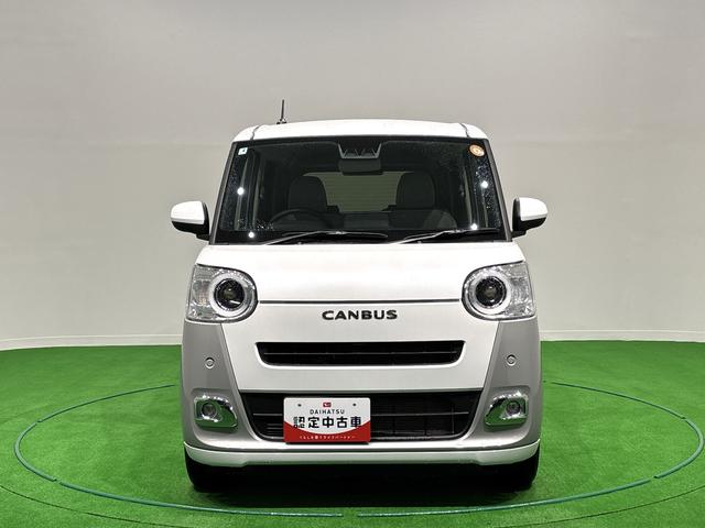 ムーヴキャンバスストライプスＧ　ディスプレイオーディオ　バックモニター対応ＬＥＤオートライト・フォグランプ　電動パーキングブレーキ　プッシュボタンスタート　セキュリティアラーム　バックカメラ　両側パワースライドドアウエルカムオープン機能　オート電動格納式ドアミラー（広島県）の中古車