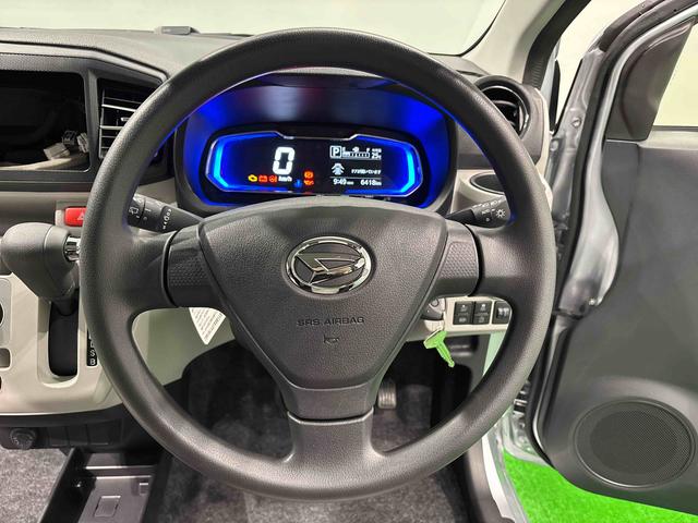 ミライースX SAIII バックモニター対応カメラ LEDヘッドランプLEDヘッドランプ セキュリティアラーム コーナーセンサー 14インチフルホイールキャップ キーレスエントリー 電動格納式ドアミラー ショツピングフック マニュアルエアコン(広島県)の中古車