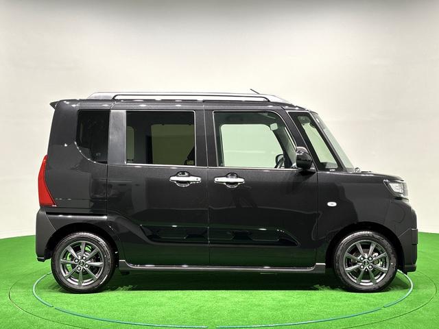 タントファンクロスＬＥＤオートライト　パワースライドドアウェルカムオープン機能　電動パーキングブレーキ　運転席助手席シートヒーター　アルミホイール　キーフリーシステム　　オート電動格納式ドアミラー（広島県）の中古車