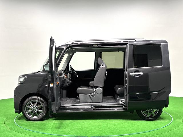 タントファンクロスＬＥＤオートライト　パワースライドドアウェルカムオープン機能　電動パーキングブレーキ　運転席助手席シートヒーター　アルミホイール　キーフリーシステム　　オート電動格納式ドアミラー（広島県）の中古車