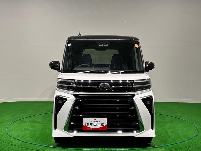 タントカスタムRS 令和7年式 保証付きLEDオートライト パワースライドドアウェルカムオープン機能 電動パーキングブレーキ 運転席助手席シートヒーター アルミホイール キーフリーシステム オート電動格納式ドアミラー(広島県)の中古車