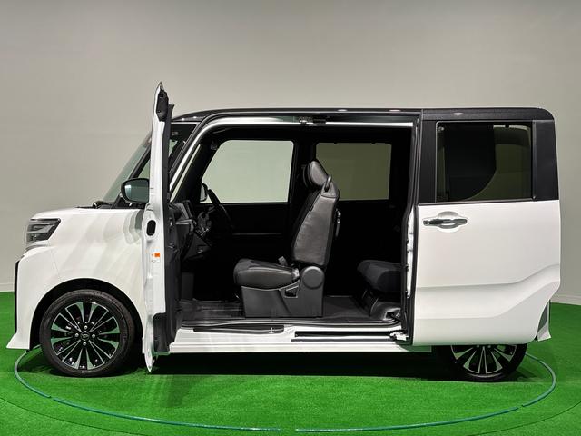 タントカスタムRS 令和7年式 保証付きLEDオートライト パワースライドドアウェルカムオープン機能 電動パーキングブレーキ 運転席助手席シートヒーター アルミホイール キーフリーシステム オート電動格納式ドアミラー(広島県)の中古車