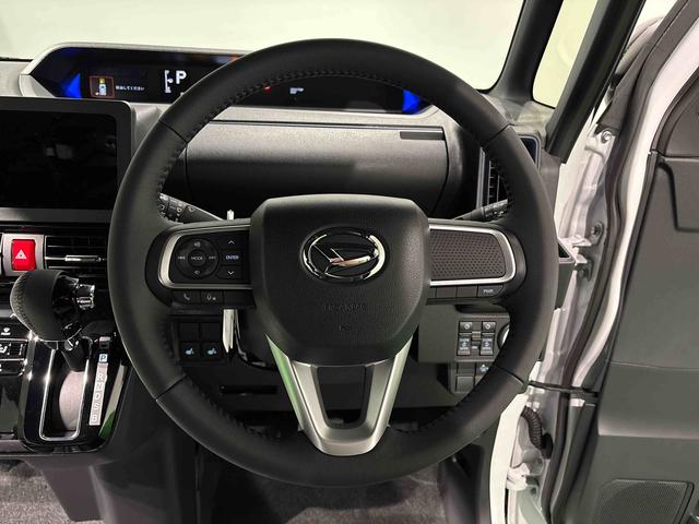 タントカスタムRS 令和7年式 保証付きLEDオートライト パワースライドドアウェルカムオープン機能 電動パーキングブレーキ 運転席助手席シートヒーター アルミホイール キーフリーシステム オート電動格納式ドアミラー(広島県)の中古車