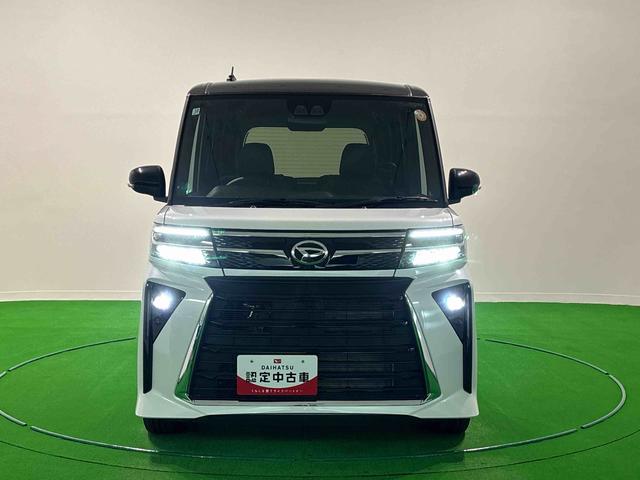 タントカスタムRS 令和7年式 保証付きLEDオートライト パワースライドドアウェルカムオープン機能 電動パーキングブレーキ 運転席助手席シートヒーター アルミホイール キーフリーシステム オート電動格納式ドアミラー(広島県)の中古車