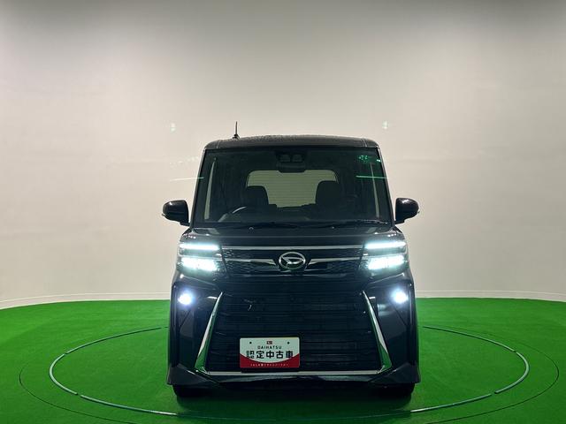 タントカスタムＲＳ　純正ナビ　バックモニター　シートヒーターＬＥＤオートライト　パワースライドドアウェルカムオープン機能　電動パーキングブレーキ　運転席助手席シートヒーター　アルミホイール　キーフリーシステム　　オート電動格納式ドアミラー（広島県）の中古車