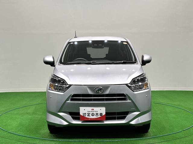 ミライースX SAIIILEDヘッドランプ セキュリティアラーム コーナーセンサー 14インチフルホイールキャップ キーレスエントリー 電動格納式ドアミラー ショツピングフック マニュアルエアコン(広島県)の中古車