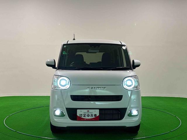 ムーヴキャンバスセオリーG バックモニター対応 電動パーキングブレーキLEDオートライト・フォグランプ 電動パーキングブレーキ プッシュボタンスタート セキュリティアラーム バックカメラ 両側パワースライドドアウエルカムオープン機能 オート電動格納式ドアミラー(広島県)の中古車