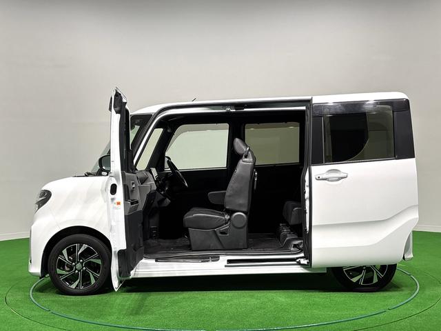 タントカスタムＸ　カーナビドラレコ　パノラマモニター　ＥＴＣ車載器ＬＥＤオートライト　パワースライドドアウェルカムオープン機能　オート電動格納式ドアミラー　助手席ロングスライド　助手席イージークローザー　アルミホイール　キーフリーシステム　両側パワスラドア　ドラレコ（広島県）の中古車