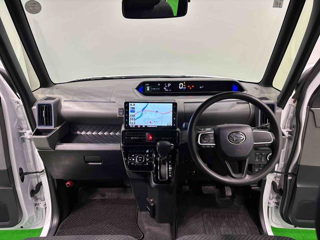 タントカスタムＸ　カーナビドラレコ　パノラマモニター　ＥＴＣ車載器ＬＥＤオートライト　パワースライドドアウェルカムオープン機能　オート電動格納式ドアミラー　助手席ロングスライド　助手席イージークローザー　アルミホイール　キーフリーシステム　両側パワスラドア　ドラレコ（広島県）の中古車