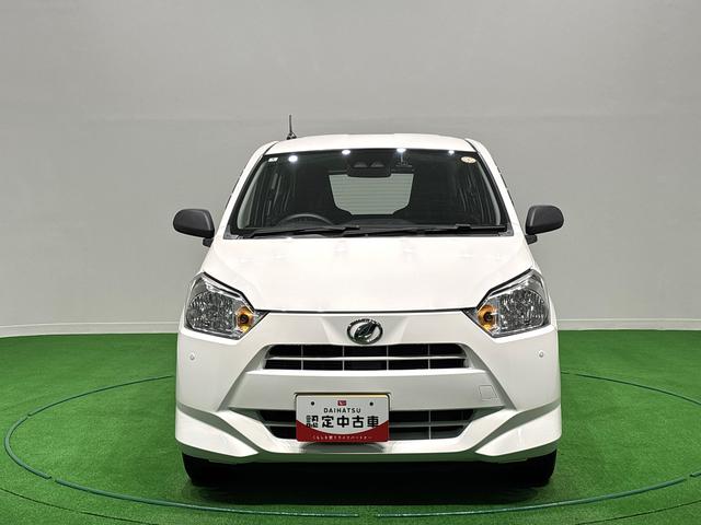 ミライースL SAIII マニュアルエアコン ハロゲンヘッドライトハロゲンヘッドランプ セキュリティアラーム コーナーセンサー 13インチフルホイールキャップ キーレスエントリー(広島県)の中古車