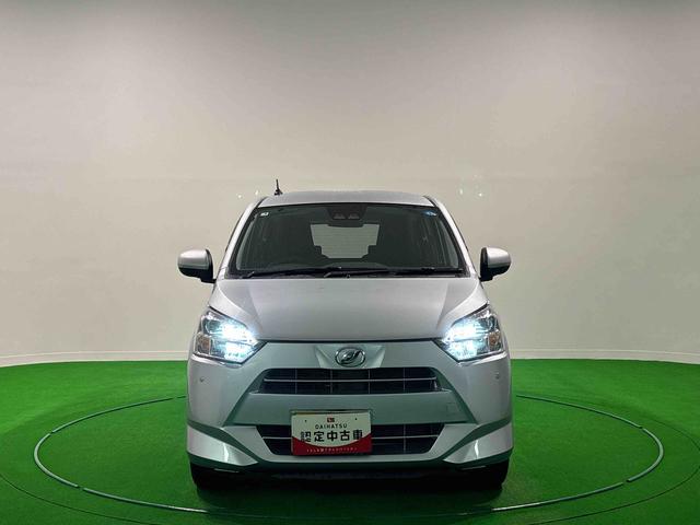 ミライースX リミテッドSAIII ナビ バックモニター対応カメラ付きLEDヘッドランプ セキュリティアラーム コーナーセンサー 14インチフルホイールキャップ キーレスエントリー 電動格納式ドアミラー ショツピングフック マニュアルエアコン(広島県)の中古車